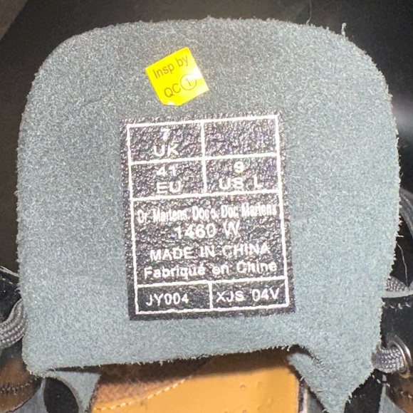 Dr. Martens Doc’s Originals Boots 1460 W Lace Up SMOOTH LEATHER Black SZ US L 9 - Picture 4 of 7